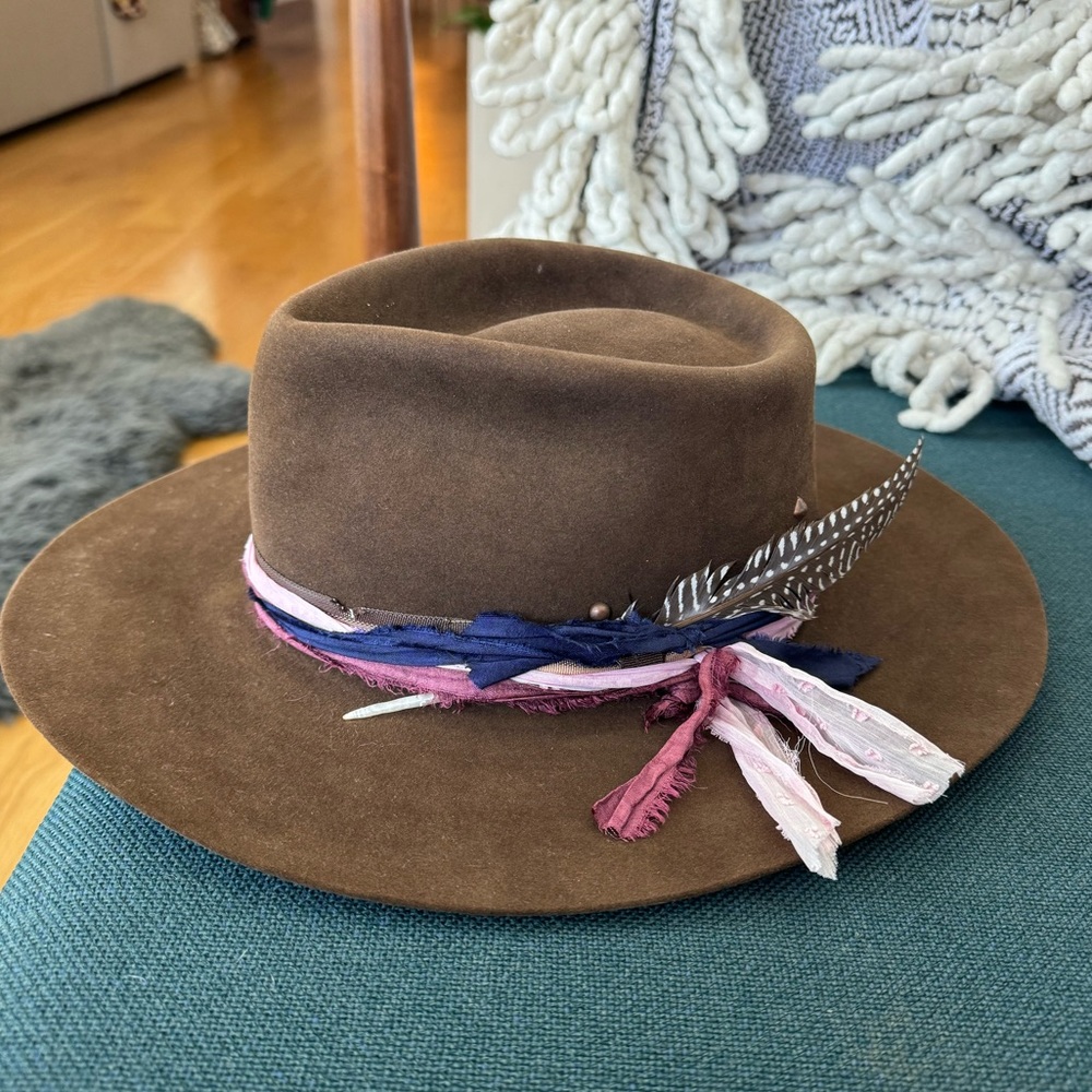 Kemo Sabe Beaver Grit Dress Hat, Dark Brown, Size 7